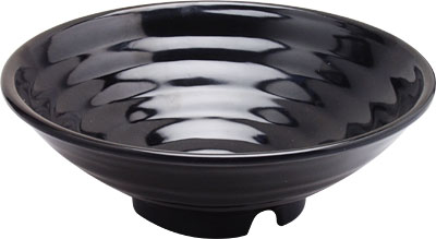 [ BOWL, MEL., TEXTURED, BLK, 9.5 ]