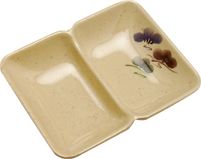 [ SAUCE PLATE, MEL., DIVIDED, 4