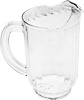 [ WATER PITCHER, PLASTIC, CLEAR, 32 OZ ]