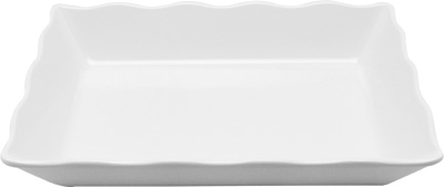 [ TRAY, MEL., RECT., WHITE., 13. ]