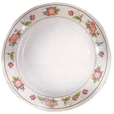 [ PLATE, MEL., TEA ROSE,  9-1/2