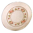 [ SAUCE DISH, MEL., TEA ROSE, 3
