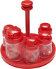 [ CONDIMENT STORAGE SET, PLASTIC, 6PCS/SET ]