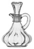 [ OIL & VINEGAR CRUET, GLASS, ROUND, 6.5OZ ]