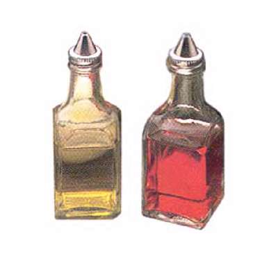 [ OIL & VINEGAR CRUET, GLASS, SQ ]