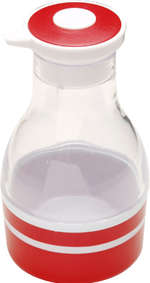 [ SOY SAUCE BOTTLE, PLASTIC, RED ]