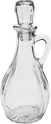 [ OIL & VINEGAR CRUET, GLASS, 7