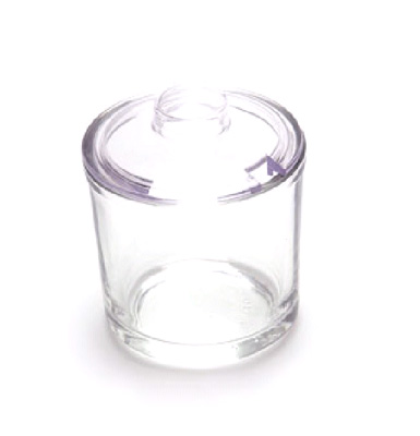 [ CONDIMENT JAR SET, GLASS, W/PL ]