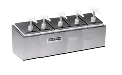 [ CONDIMENT PUMP,ECONOMY,5-PUMP  ]