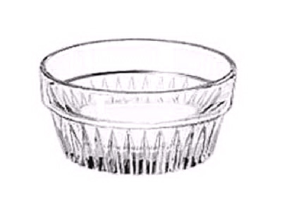 [ RAMEKIN, GLASS, 3 OZ, BY DZ -  ]