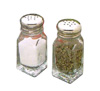 [ SALT/PEPPER SHAKER, SQUARE, 2 OZ (BY DZ) ]