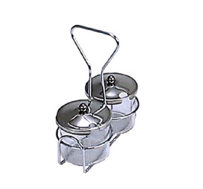 [ CONDIMENT RACK, 2 RINGS, 3