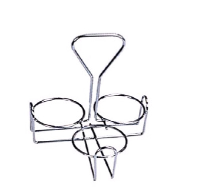 [ CONDIMENT RACK, 3 RINGS, 3