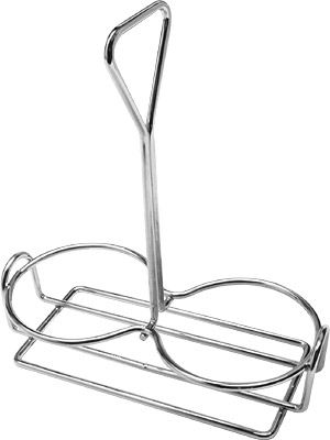[ CONDIMENT RACK, 2 RINGS, 3