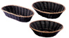 [ BREAD BASKET, BLACK, OVAL ]