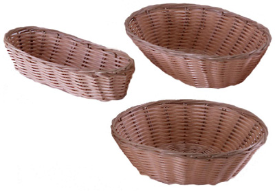 [ BREAD BASKET, NATURAL, OVAL -  ]
