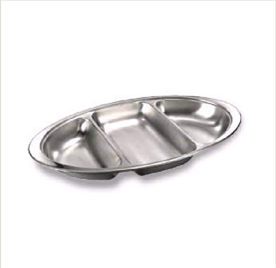 [ SERVING DISH, OVAL, 3-COMP., S ]