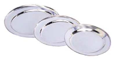 [ PLATTER,OVAL, S/S, 15.25