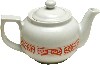 [ TEA POT,PORCELAIN,IMPORT,LUSHO,32 OZ ]