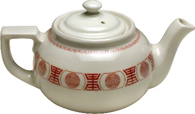 [ TEA POT,PORCELAIN,RUBY,JACKSON ]