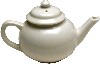 [ TEA POT,PORCELAIN,UNDEC,HOMER,18-1/2 OZ ]