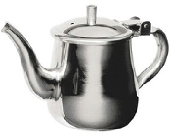 [ TEA POT,S/S,  GOOSENECK, 20 OZ ]