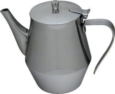 [ TEA POT,S/S,  GOOSENECK, 32 OZ ]