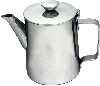 [ TEA POT,S/S,  GOOSENECK, DELUXE, 21 OZ. ]