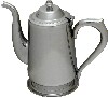 [ TEA POT,S/S, COFFEE SERVER, 10 OZ. ]