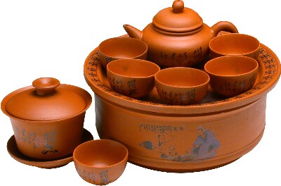 [ TEAPOT & CUP SET,CERAMIC,KONG- ]