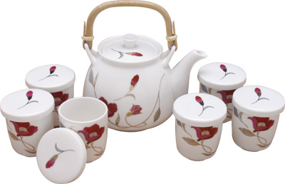 [ TEAPOT & CUP SET,PORCELAIN,LIL ]
