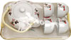 [ TEAPOT & CUP SET,PORCELAIN, FORTUNE CAT ]