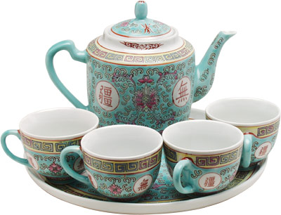 [ TEAPOT & CUP SET,PORCELAIN,LON ]