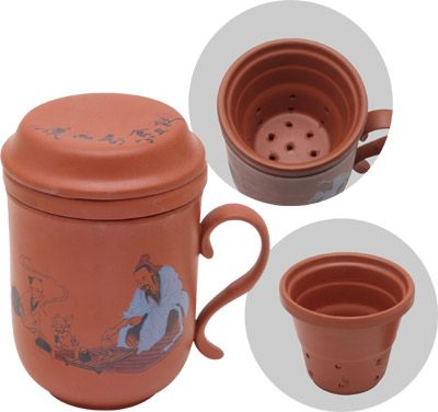 [ CUP W FILTER,CERAMIC,12 OZ. -  ]