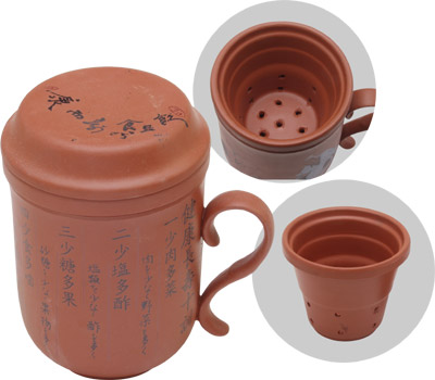 [ CUP W FILTER,CERAMIC,12 OZ. -  ]