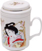 [ CUP W FILTER,PORCELAIN,JAPAN LADY ]