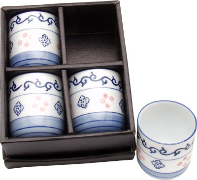 [ CUP, PORCELAIN,4 PCS/SET,FLOWE ]