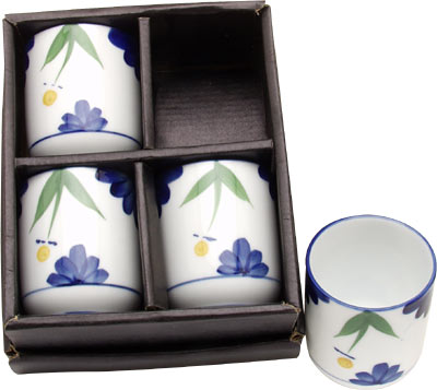 [ CUP, PORCELAIN,4 PCS/SET,FLOWE ]
