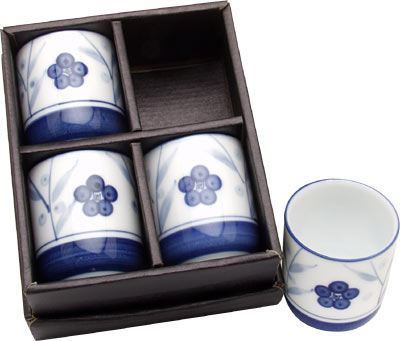 [ CUP, PORCELAIN,4 PCS/SET,FLOWE ]