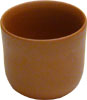 [ CUP, PORCELAIN, BROWN, 2.5" D X 2.5" H ]