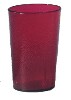 [ TUMBLER,PLASTIC,TEXTURED,RUBY, 8 OZ. ]