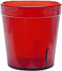 [ TUMBLER,PLASTIC,TEXTURED,RUBY, 9 OZ. ]