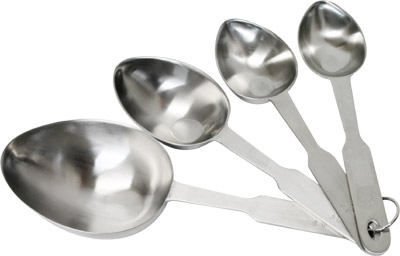 MEASURING SCOOP S/S 4PCS KUPMN019