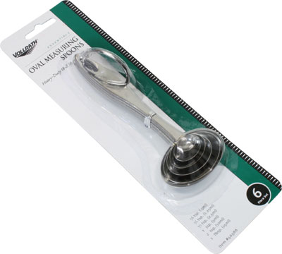 MEASURING SPOON SET, OVAL, S/S KUPMN022