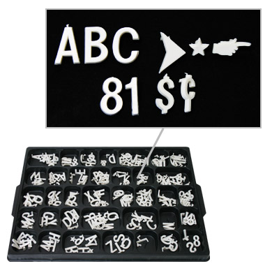LETTERS FOR LETTER BOARD TSUS086