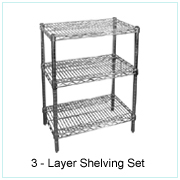 3-Layer Shelving Set