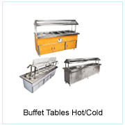 Buffet Tables Hot/Cold