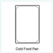 Cold Plastic Food Pan