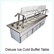 Deluxe Ice Cold Buffet Table