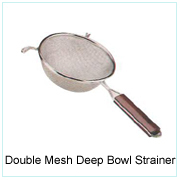 Double Mesh Deep Bowl Strainer